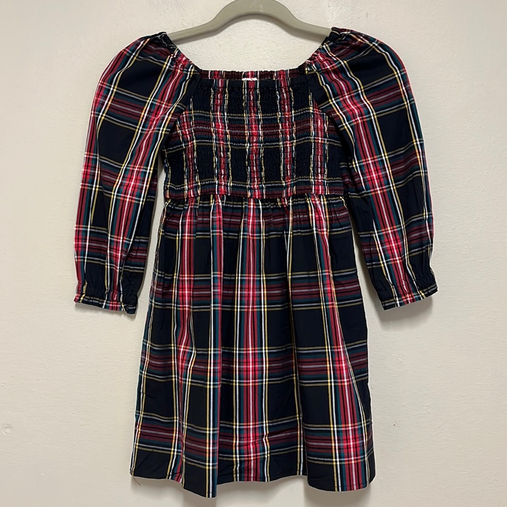 NWT! Beautiful CrewCuts holiday plaid dress with smocking (by J Crew)